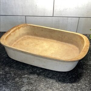 Retired Pampered Chef Baker stone DEEP 3”. Preseasoned some already